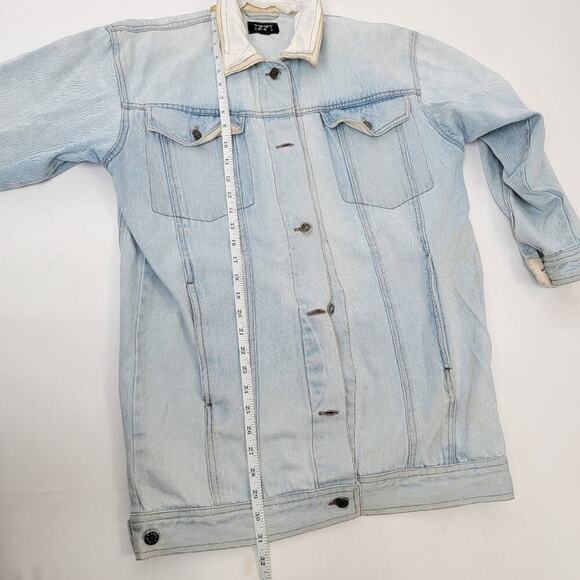 Vintage 90s IZZY Corduroy Denim Jean Jacket - S - Picture 10 of 11